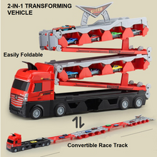 Load image into Gallery viewer, Folding Race Car Hauler Truck - SUPER LARGE SIZE