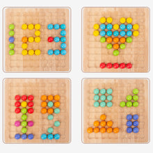 Load image into Gallery viewer, wooden board bead game lovealotter montessori educational board game candy crush game Kids&#39; toy Learning tool Brain development Skill building Lovealotter Children&#39;s game Bead maze Montessori toy Fine motor skills Hand eye coordination Child development Playtime fun Cognitive development Kids educational games Early learning toy