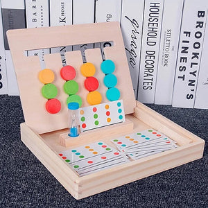 Educational Montessori Double Sided Matching Game Box